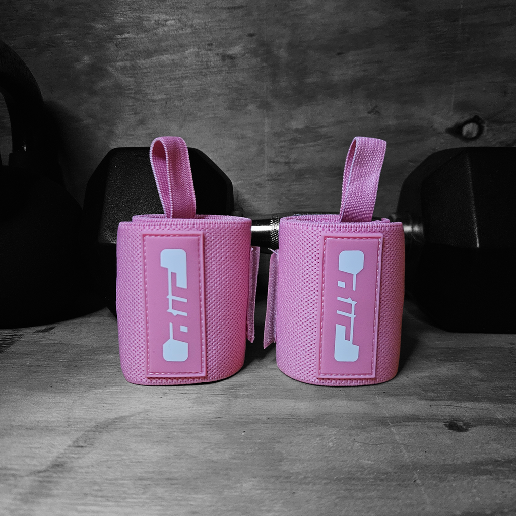 RIF Pink Wrist Wraps