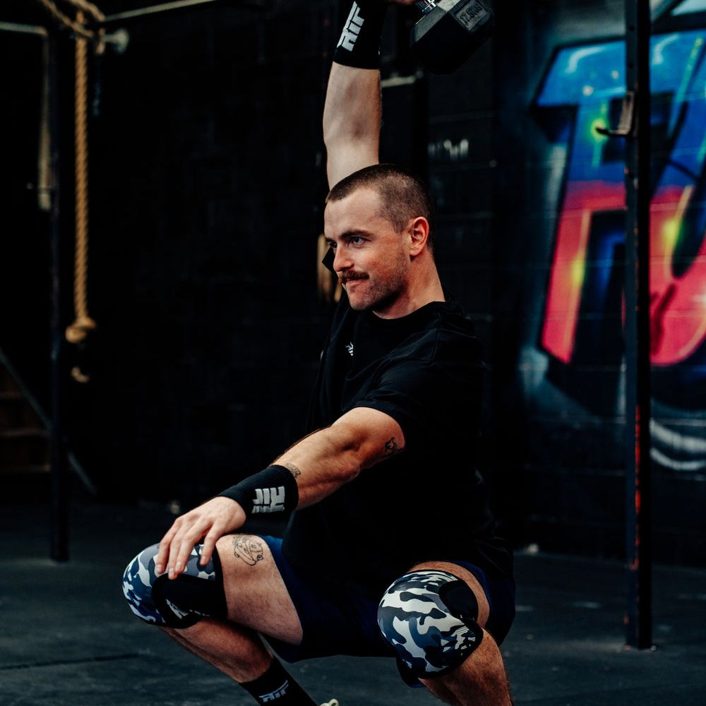 RIF Knee Sleeves - Grey Camo