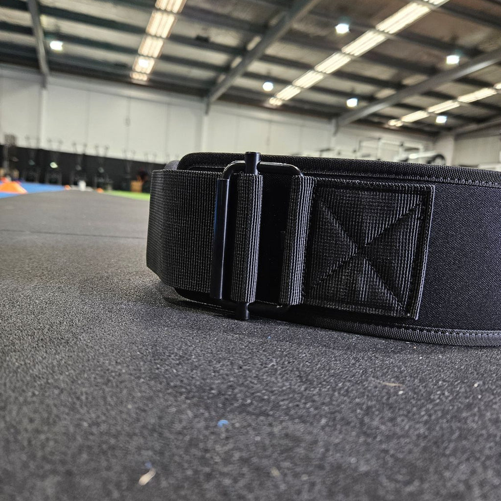 RIF Black 4" Weightlifting Belt