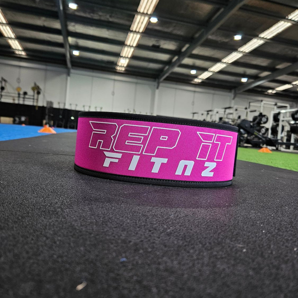 RIF Pink 4" Weightlifting Belt