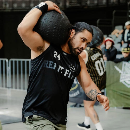 RIF Athletes Singlet - Black
